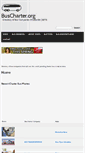 Mobile Screenshot of buscharter.org
