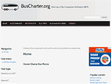 Tablet Screenshot of buscharter.org